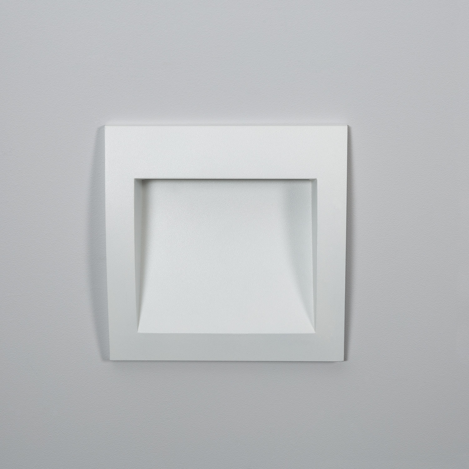 Baliza Exterior Led W Empotrable Pared Cuadrado Blanco Natt Efectoled