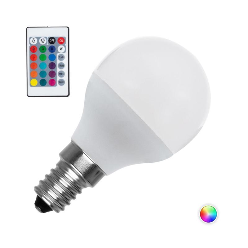 Produto de Lâmpada Regulável LED E14 4.5W 450 lm G45 RGBW