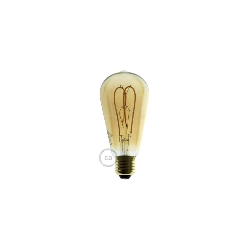 Produto de Lâmpada Filamento LED E27 5W 250 lm ST64 Regulável Creative-Cables DL700144 