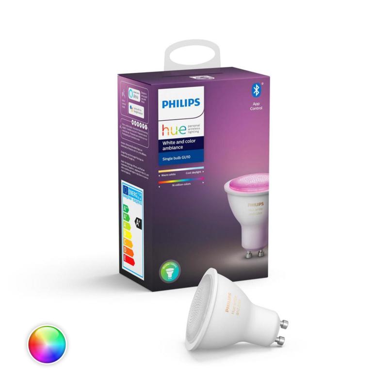 Produto de Lâmpada Inteligente LED GU10 4.3W 230 lm PHILIPS Hue White Color