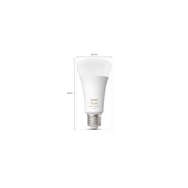 Produto de Lâmpada Inteligente LED E27 13.5W 1200 lm A60 PHILIPS Hue White Color
