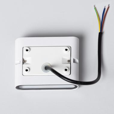 Producto de Aplique de Pared Exterior LED 6W Aluminio Cuadrado Iluminación Doble Cara Luming Blanco