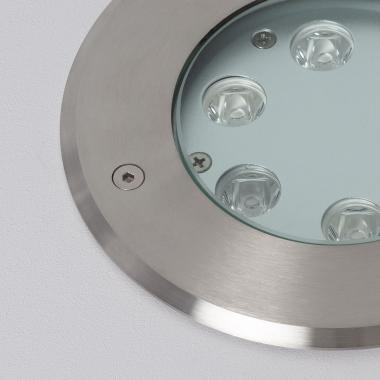 Produto de Foco Exterior LED 7W  Encastrável de Chão Aço Inox 