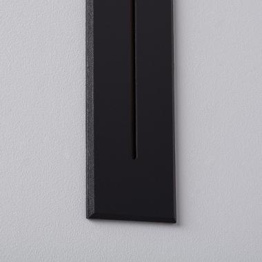 Producto de Baliza Exterior LED 3W Empotrable Pared Rectangular Negro Lineal Wabi