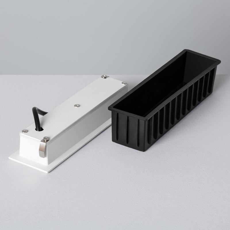 Produto de Baliza de Parede LED de Alumínio Retangular para Exterior Linear Wabi Branco