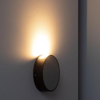 Producto de Aplique de Pared Exterior LED 6W Aluminio Crono Gris