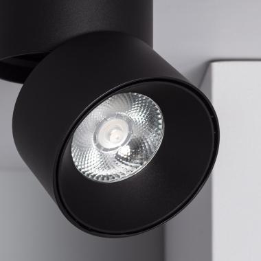 Produto de Aplique LED 15W Alumínio Circular Preto New Onuba