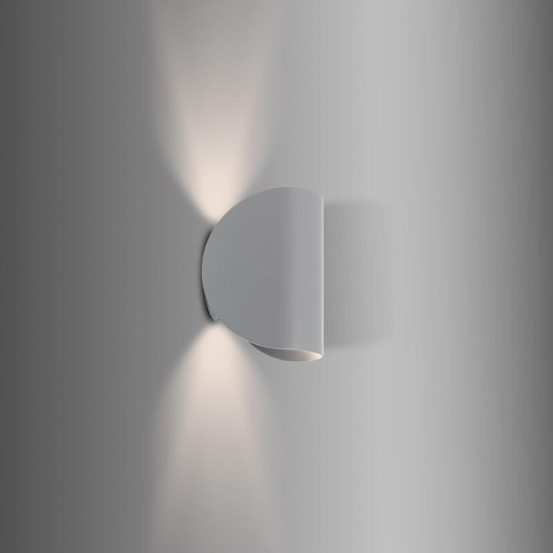 Producto de Aplique de Pared LED 6w de Aluminio Iluminación Doble Cara Gaia Gris