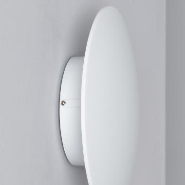 Producto de Aplique de Pared LED 6W de Aluminio Iris Blanco