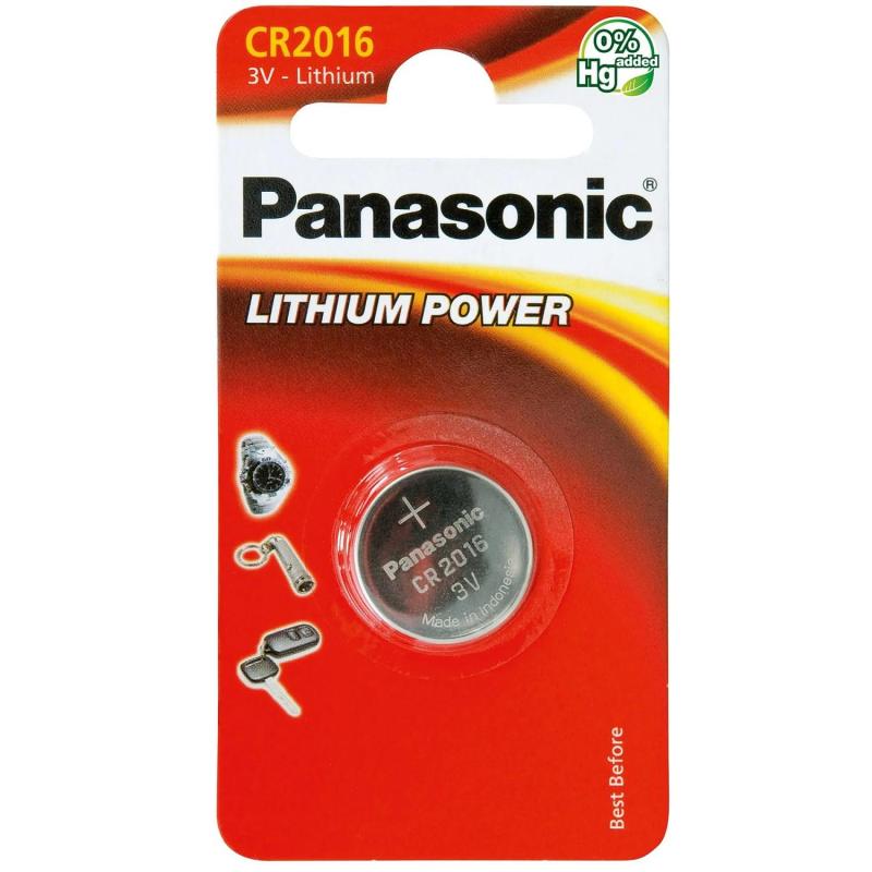 Produto de Bateria 1 Pilha de Lítio 3V  Panasonic CR-2016EL/1B