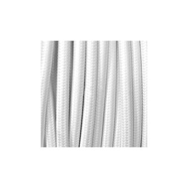 Producto de Cable Textil Eléctrico Blanco