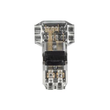 Produto de Conector tipo T de 2 pólos de cabo não decapado de 0,5mm para as Fitas LED IP40