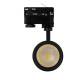 Producto de Foco Carril LED Trifásico 20W Mallet Regulable Negro