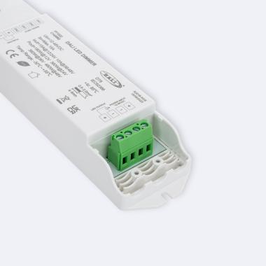 Produto de Driver Regulável DALI 1 Canal para Fita LED Monocolor 12-48V Compatível com Botão de Pressão