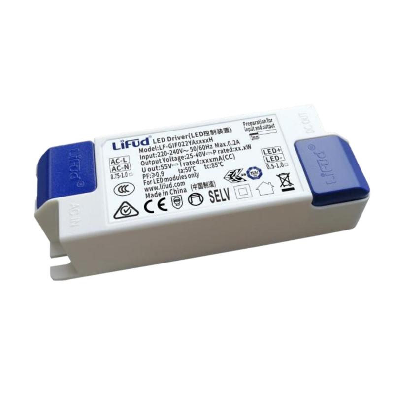 Producto de Driver LIFUD 220-240V Salida 25-40V 450mA DC 18W LF-GIF022YA0450H