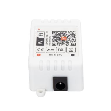 Producto de Controlador Regulador WiFi Tira LED 12/24V DC Monocolor 