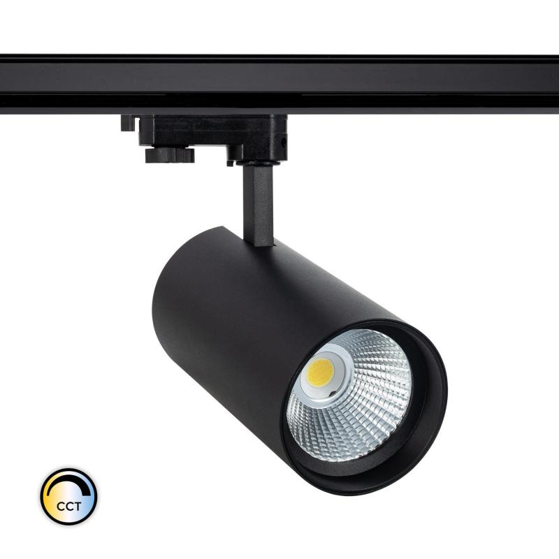 Producto de Foco Carril LED Trifásico 40W CCT d'Angelo LIFUD Negro