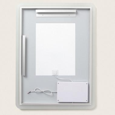 Produto de Espelho Casa de Banho com Luz LED e Anti-embaçante 80x60 cm Benin