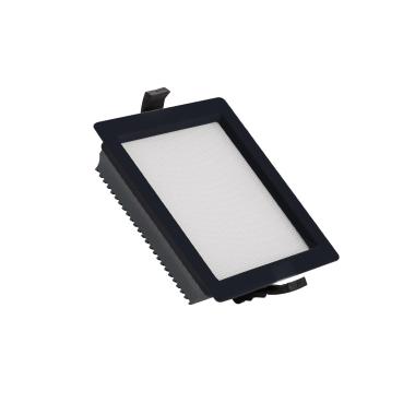 Producto de Downlight LED 15W Cuadrado SAMSUNG Aero 130 lm/W Microprismático LIFUD Corte 135x135 mm Negro