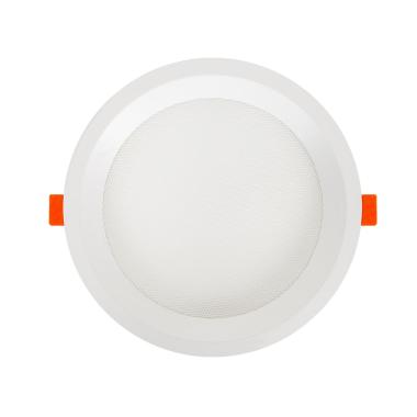 Produto de Placa LED 16W CCT Seleccionável Circular Slim Microprismático LIFUD (UGR17) Corte Ø 150 mm 