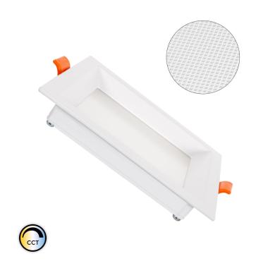 Producto de Placa LED 10W Cuadrada CCT Microprismático LIFUD Corte 110x110 mm