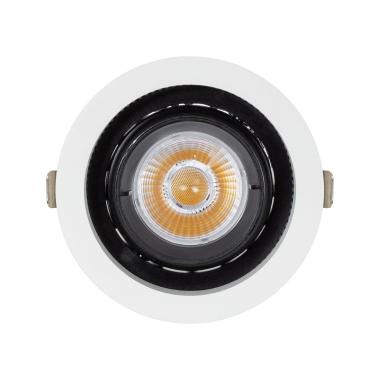 Produto de Foco Downlight LED 18W COB Direccionável 360º Circular Corte Ø 115 mm CRI90 Expert Color No Flicker