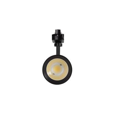 Produto de Foco LED New Mallet Preto 30W Regulável No Flicker para Carril Monofásico (UGR 15)
