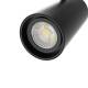 Producto de Foco Carril LED Trifásico 20W Fasano CCT No Flicker Regulable Negro