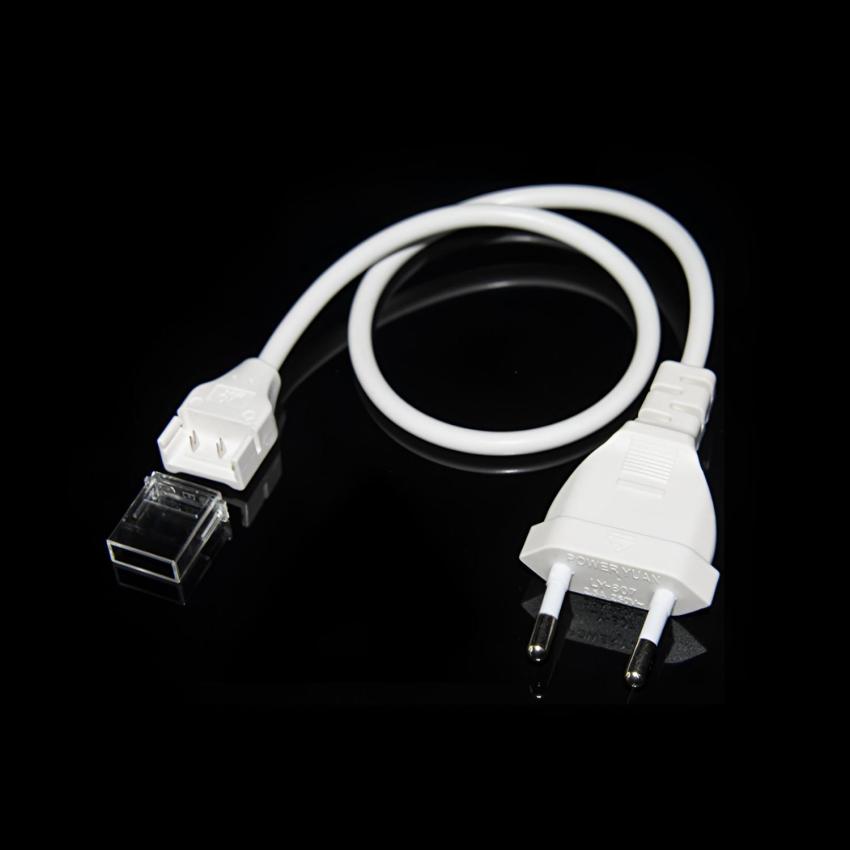 Producto de Cable Conexión para Tira LED Autorectificada 220V AC COB Silicone FLEX Ancho 10mm Monocolor