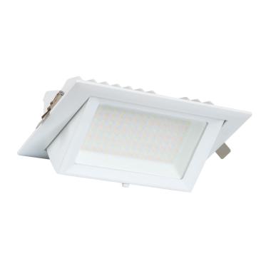 Producto de Downlight LED 20W Rectangular Direccionable SAMSUNG 130lm/W LIFUD Corte 210x125 mm