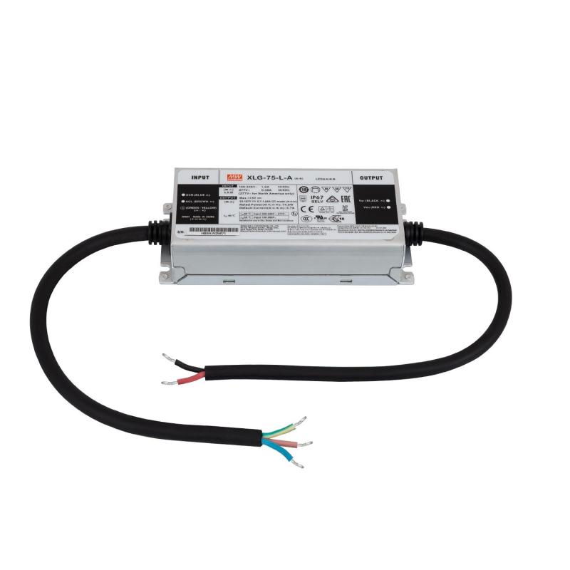 Produto de Driver MEAN WELL IP67 100-305V Saída 53-107V 700-1050mA 75W XLG-75-L-A