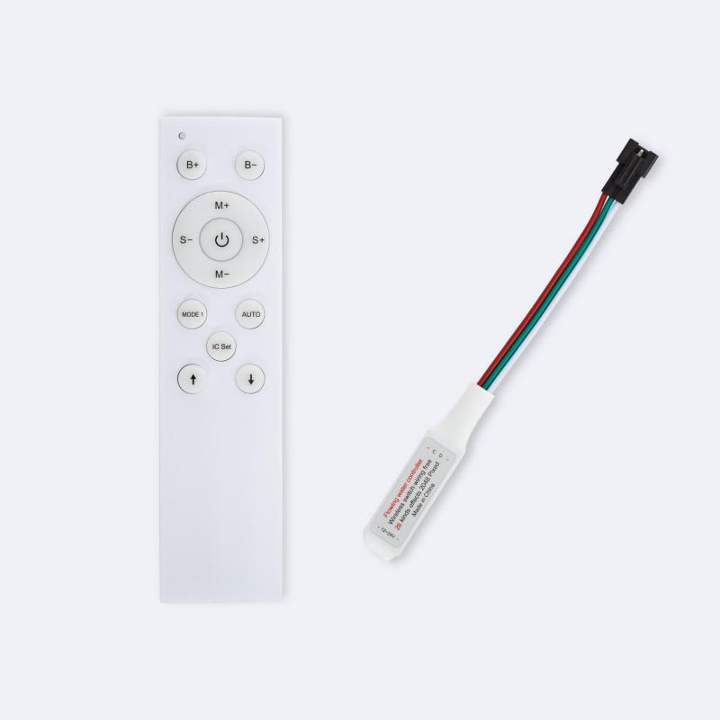 Producto de Controlador Regulador LED Monocolor Digital 12-24V DC con Mando RF