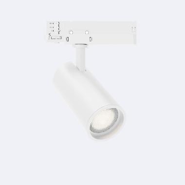 Produto de Foco Carril LED Trifásico 30W Fasano Anti-reflexos No Flicker Regulável DALI Branco