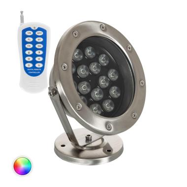 Producto de Foco Sumergible LED RGB 15W Superficie 24V DC IP68