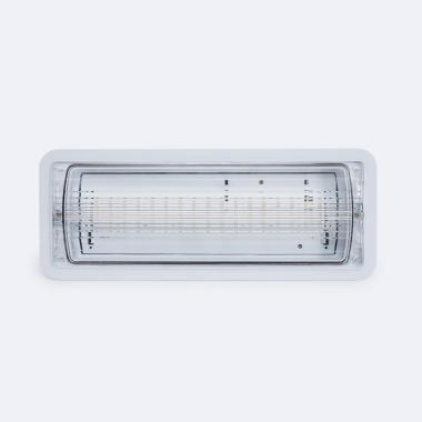 Produto de Luz Emergência LED Encastrável 160lm Permanente/Não Permanente Corte 155x400 mm