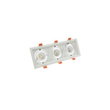 Produto de Foco Downlight LED CREE-COB Direccionável Madison 3x10W LIFUD (UGR 19) Corte 295x110 mm