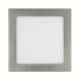 Producto de Placa LED 15W Cuadrada SuperSlim Corte 180x180 mm Silver