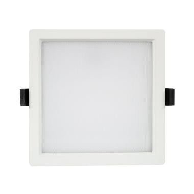 Producto de Downlight LED 25W Cuadrado SAMSUNG Aero 130 lm/W Microprismático LIFUD Corte 165x165 mm