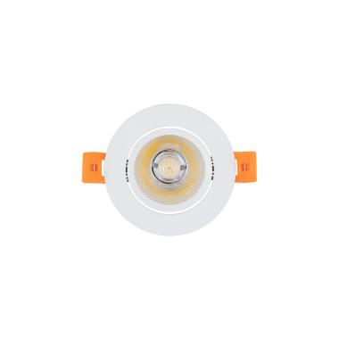 Producto de Foco Downlight LED 7W Circular Regulable COB CRI90 Corte Ø 70 mm