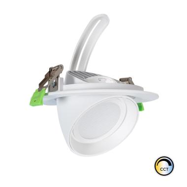 Producto de Downlight LED 48W Circular Direccionable OSRAM CCT 120 lm/W LIFUD Corte Ø 175 mm