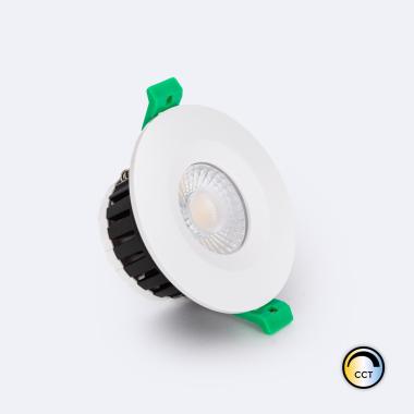 Produto de Downlight LED à Prova de Fogo Circular 4CCT (Quente-Neutro) Regulável IP65 Corte Ø65 mm