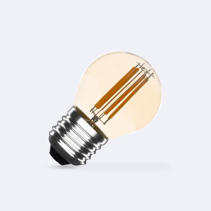 Producto de Bombilla Filamento LED E27 4W 400 lm Regulable G45 Gold