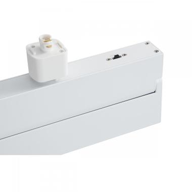 Produto de Foco Carril Linear LED Monofásico 24W Regulável TRIAC CCT Selecionável No Flicker Elegant Branco