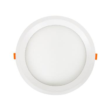 Producto de Placa LED 20W Circular CCT Microprismático LIFUD Corte Ø 205 mm