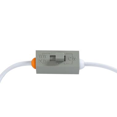 Producto de Placa LED 20W Circular CCT Microprismático LIFUD Corte Ø 205 mm