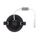 Producto de Placa LED 8W CCT Seleccionable Circular Slim Surface (UGR19) Corte Ø 75 mm IP54