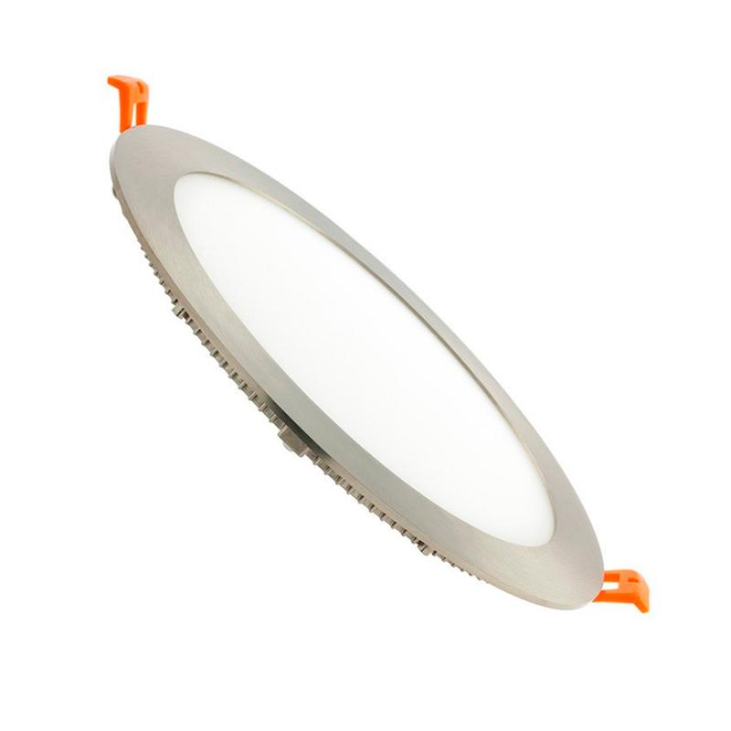 Producto de Placa LED 18W Circular SuperSlim Corte Ø 205 mm Silver