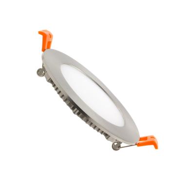 Producto de Placa LED 6W Circular SuperSlim Corte Ø 110 mm Silver