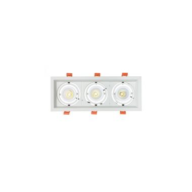 Produto de Foco Downlight LED CREE-COB Direccionável Madison 3x10W LIFUD (UGR 19) Corte 295x110 mm