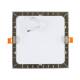 Producto de Placa LED 12W Cuadrada SuperSlim LIFUD Corte 155x155 mm Silver